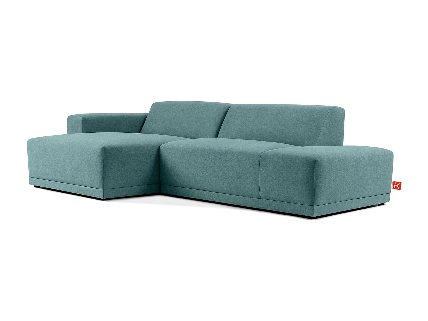 Ecksofa links - 3-Sitzer - MUDI - Hellblau