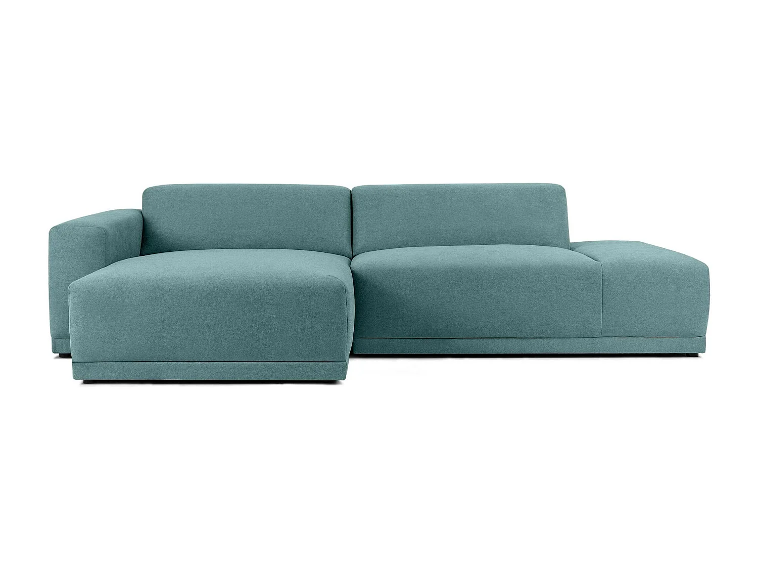 Ecksofa links - 3-Sitzer - MUDI - Hellblau