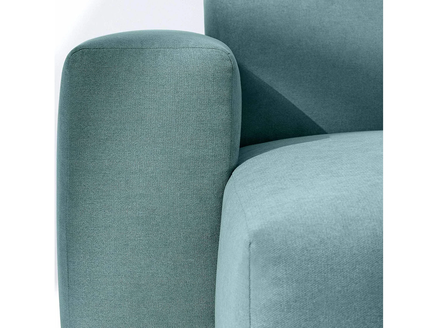 Ecksofa links - 3-Sitzer - MUDI - Hellblau