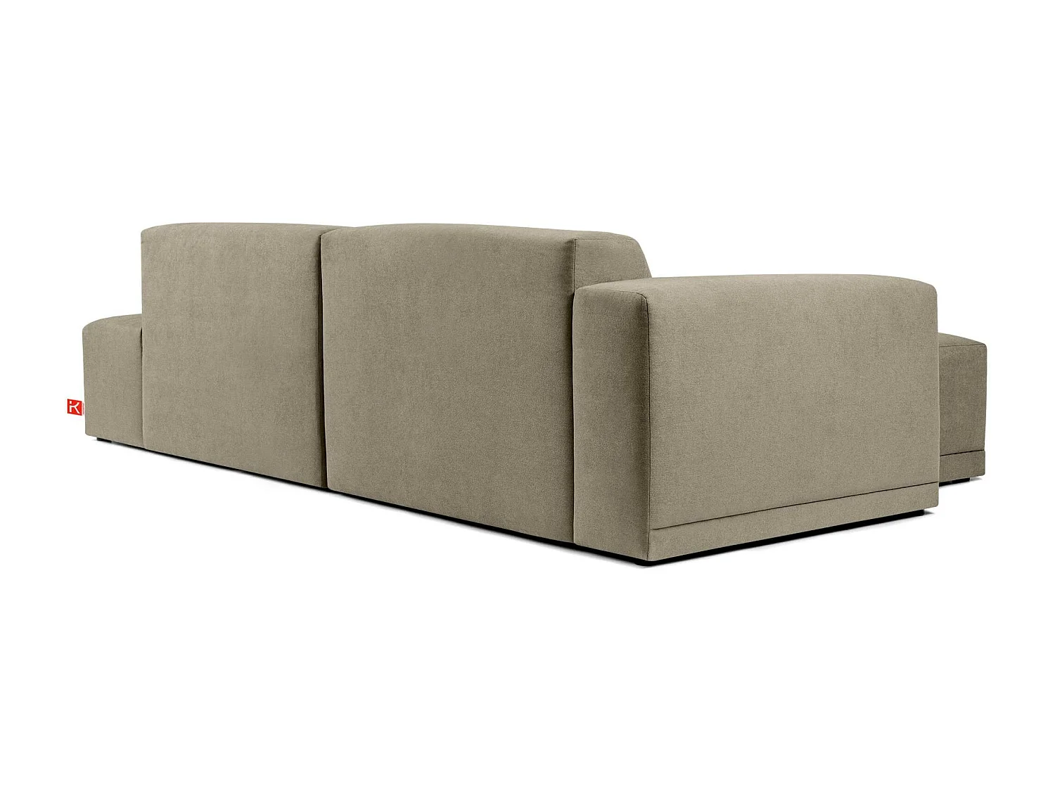 Ecksofa links - 3-Sitzer - MUDI - Ecru