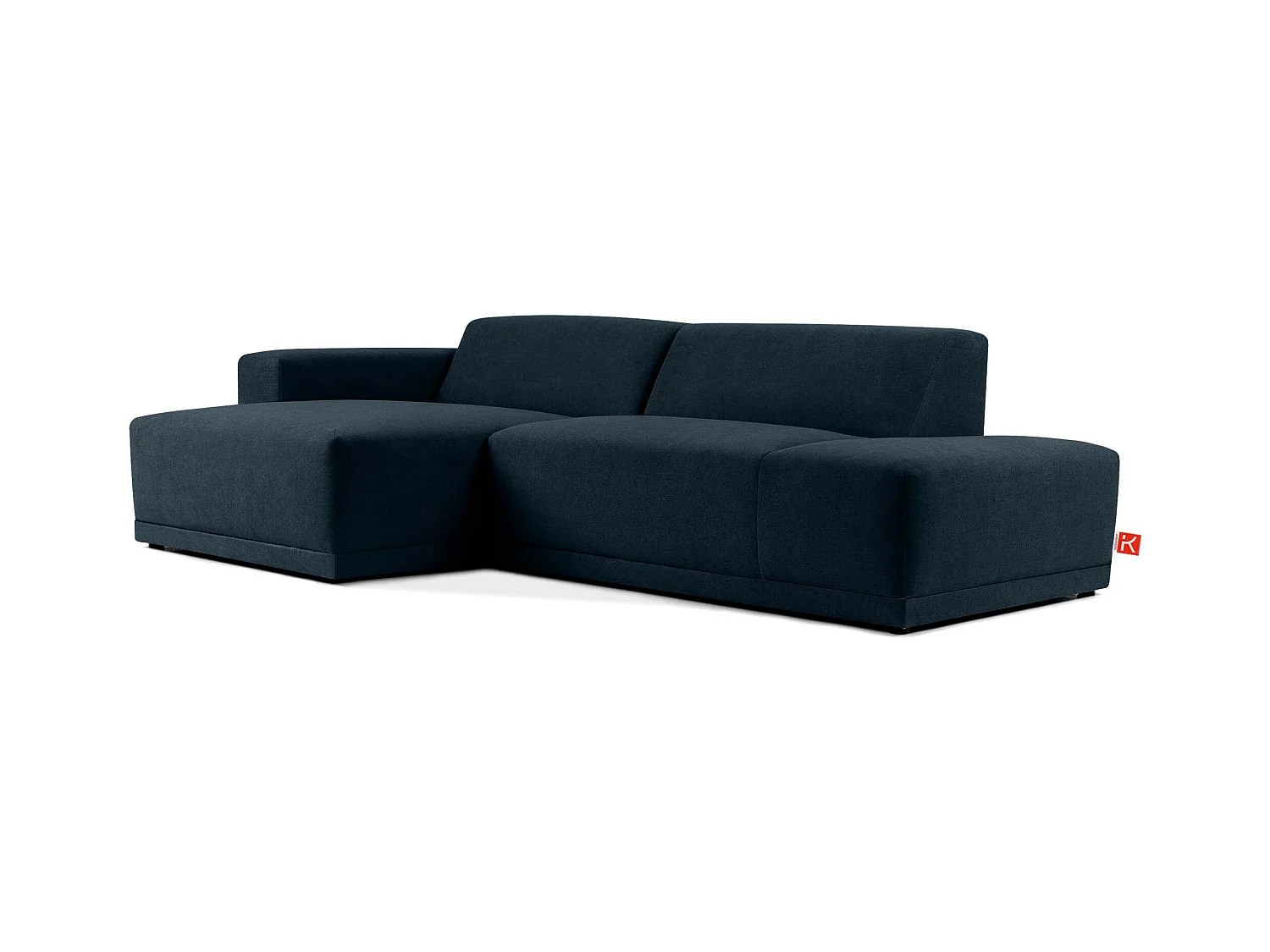 Ecksofa links - 3-Sitzer - MUDI - Dunkelblau