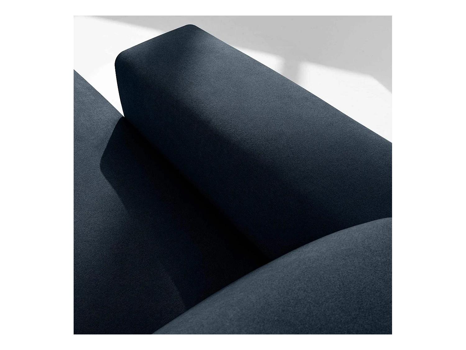 Ecksofa links - 3-Sitzer - MUDI - Dunkelblau