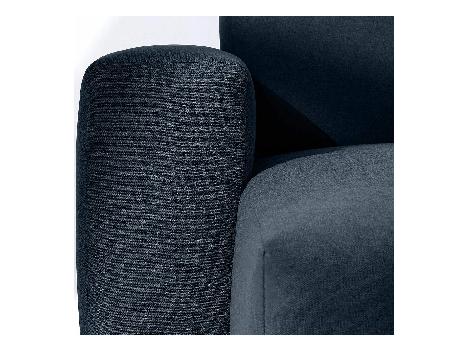 Ecksofa links - 3-Sitzer - MUDI - Dunkelblau