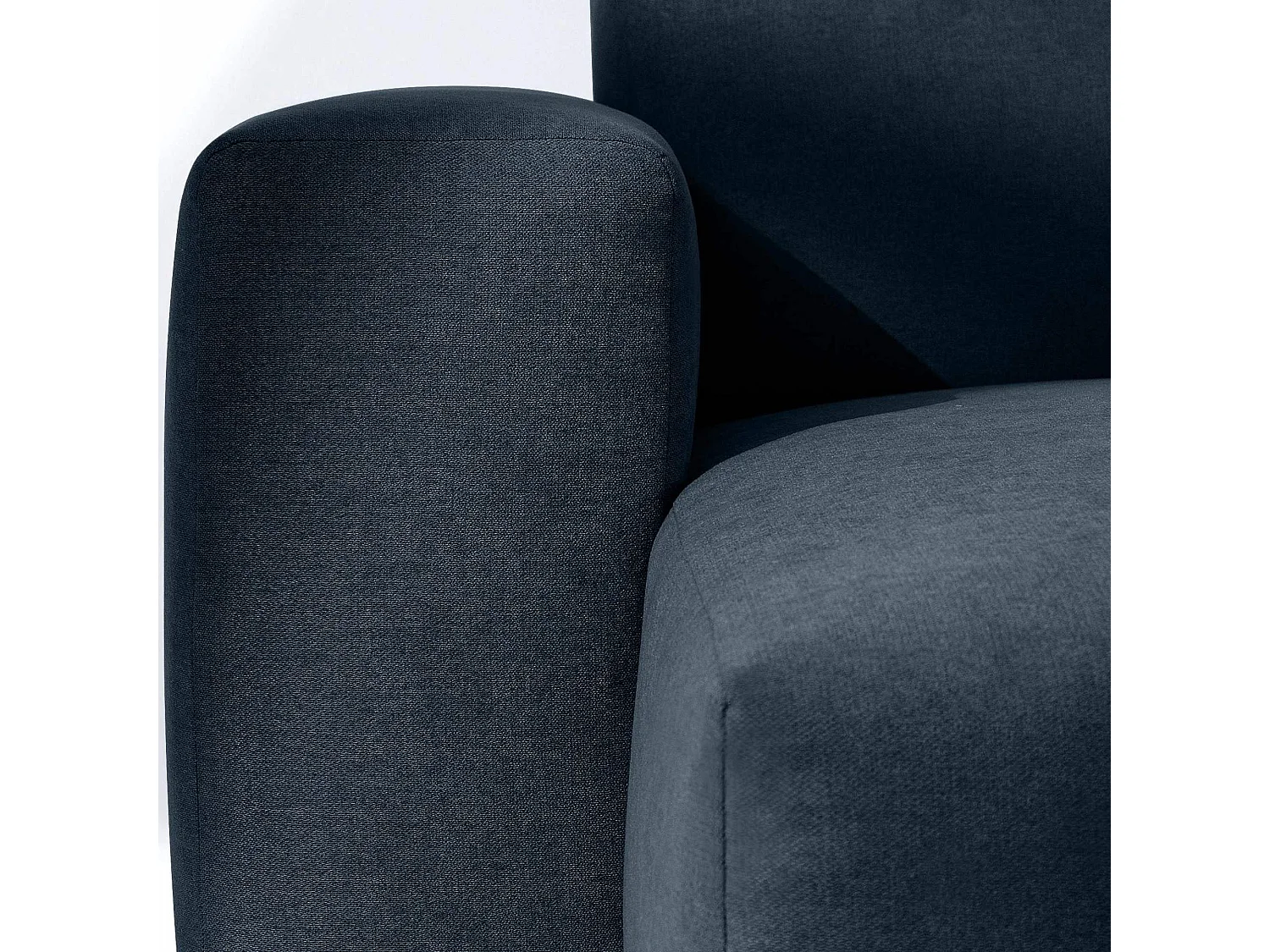 Ecksofa links - 3-Sitzer - MUDI - Dunkelblau