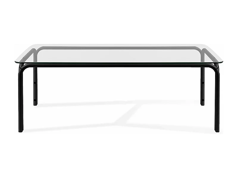 Gartentisch RAMBE anthrazitgrau, Maße 125x42x65 cm, modernes Design