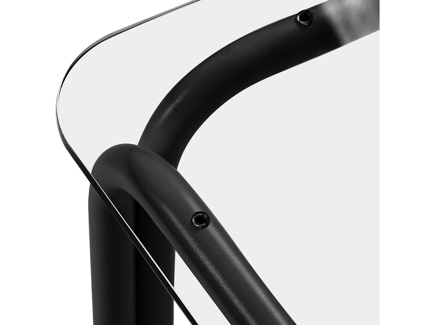 Table de jardin RAMBE anthracite, dimensions 125x42x65 cm, design moderne