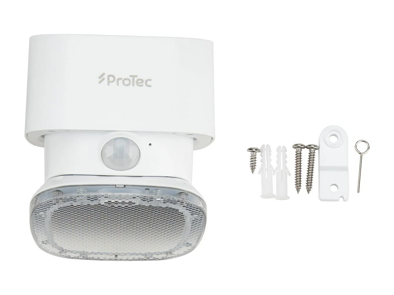 Applique murale solaire LED + détecteur mouvement IP54 Blanc - Protec