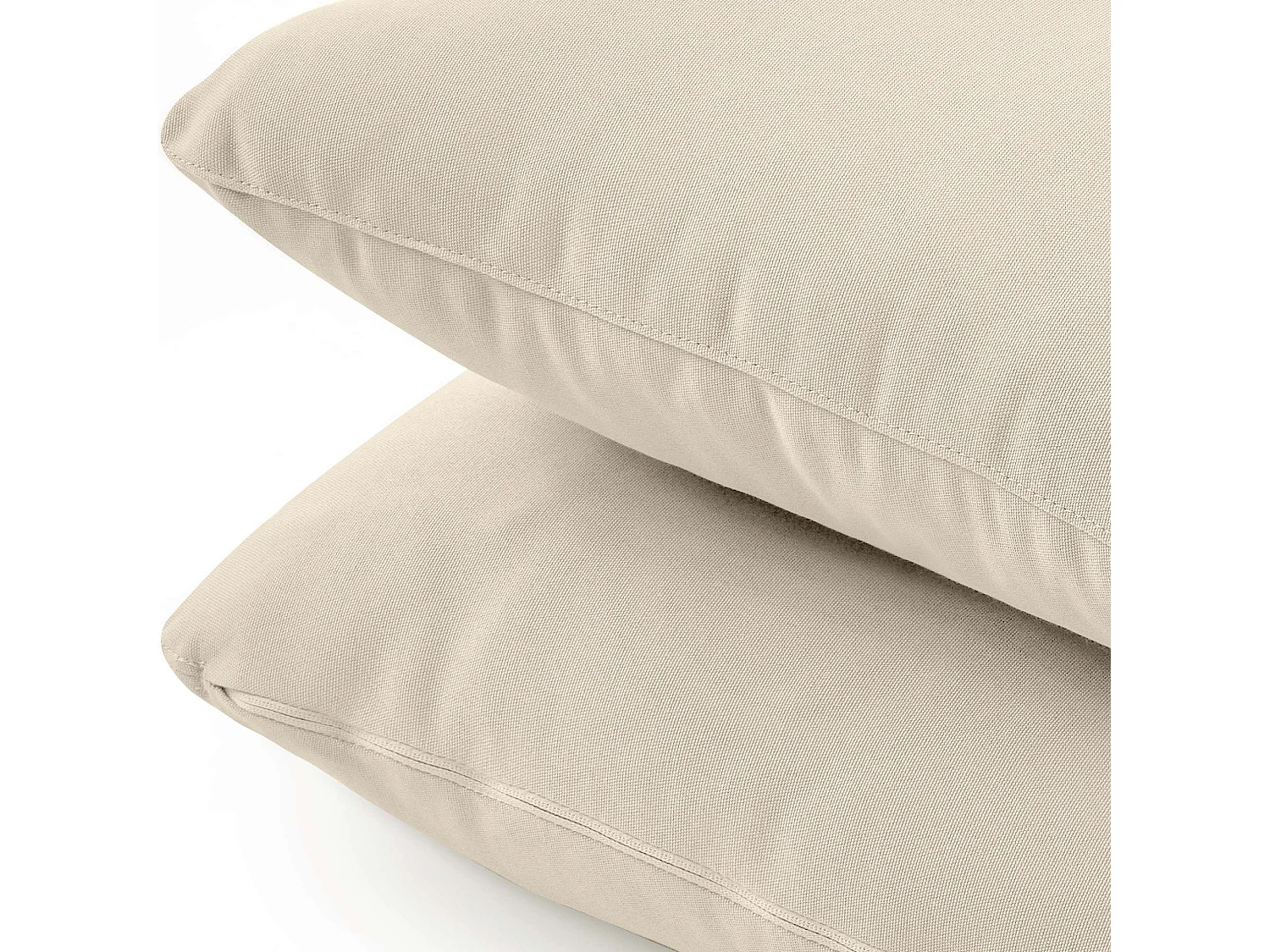 Gartenkissen RAMBE gebrochenes Weiß, Maße 40x7x35 cm, perfekt für den Außenbereich