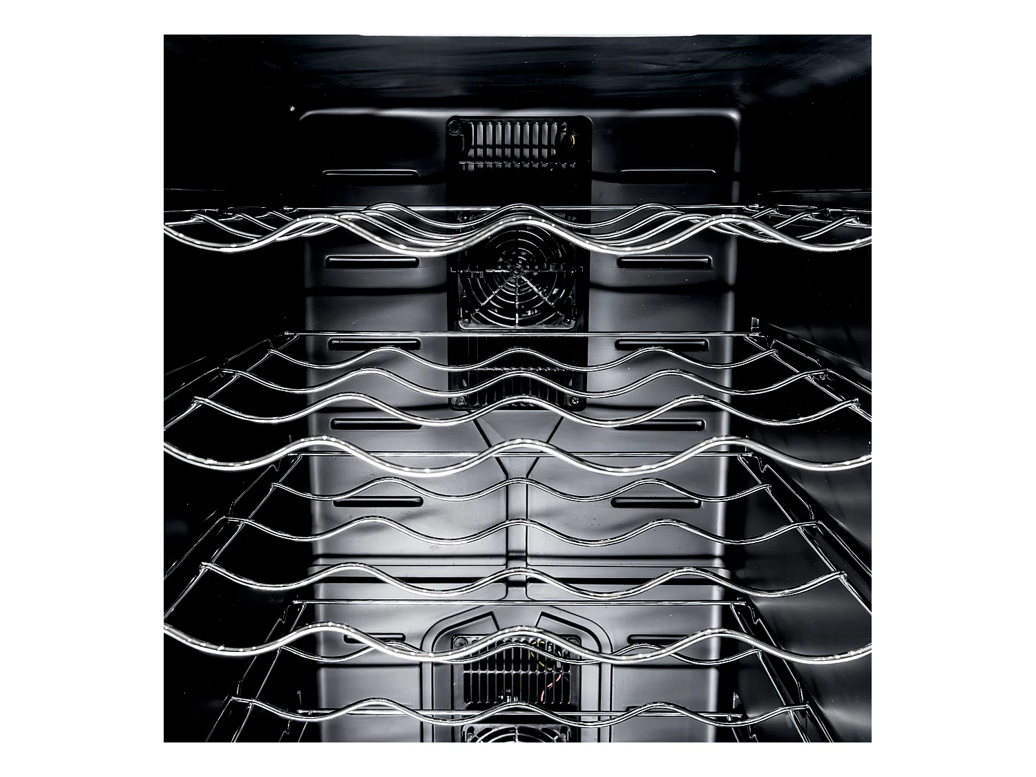 Wijnkoelkast Glazen Deur LED Verlichting 78L 28 Flessen Zwart Touchpanel 8-18°C