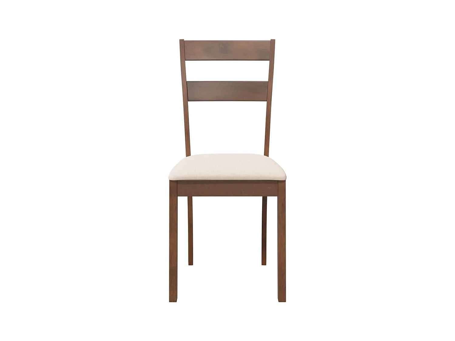 Sillas de comedor con cojines 2 uds madera maciza marrón caucho