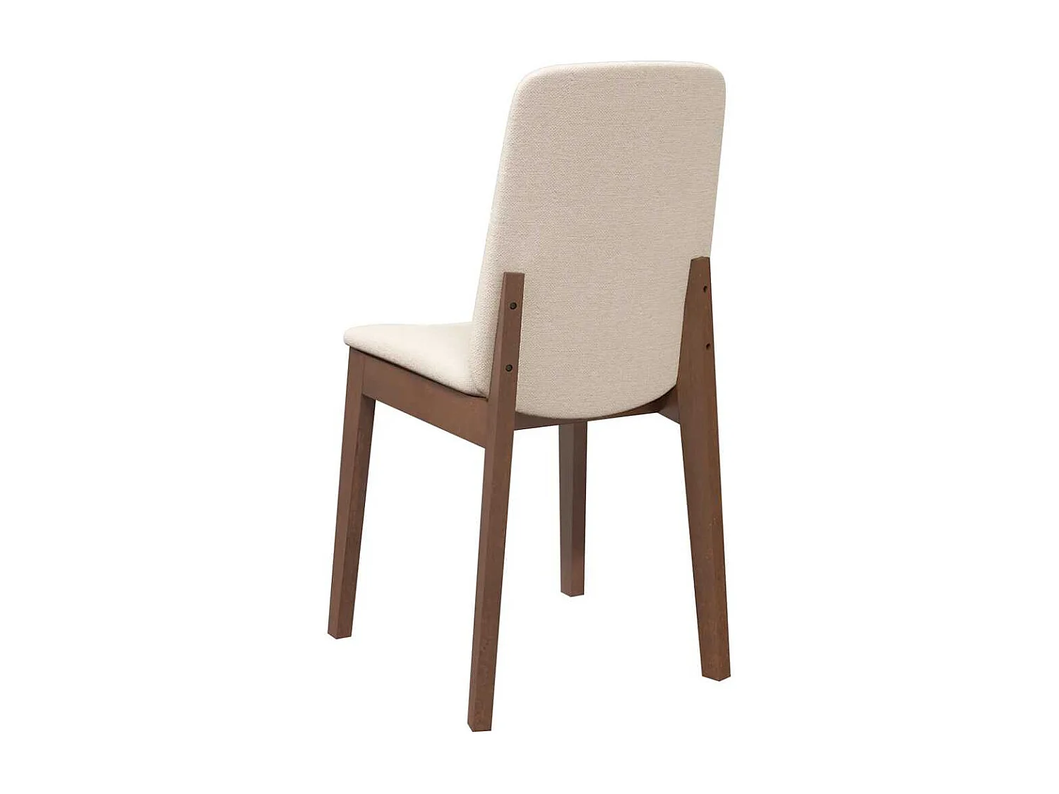 Cadeiras de jantar com almofadões 2 pcs madeira maciça castanho