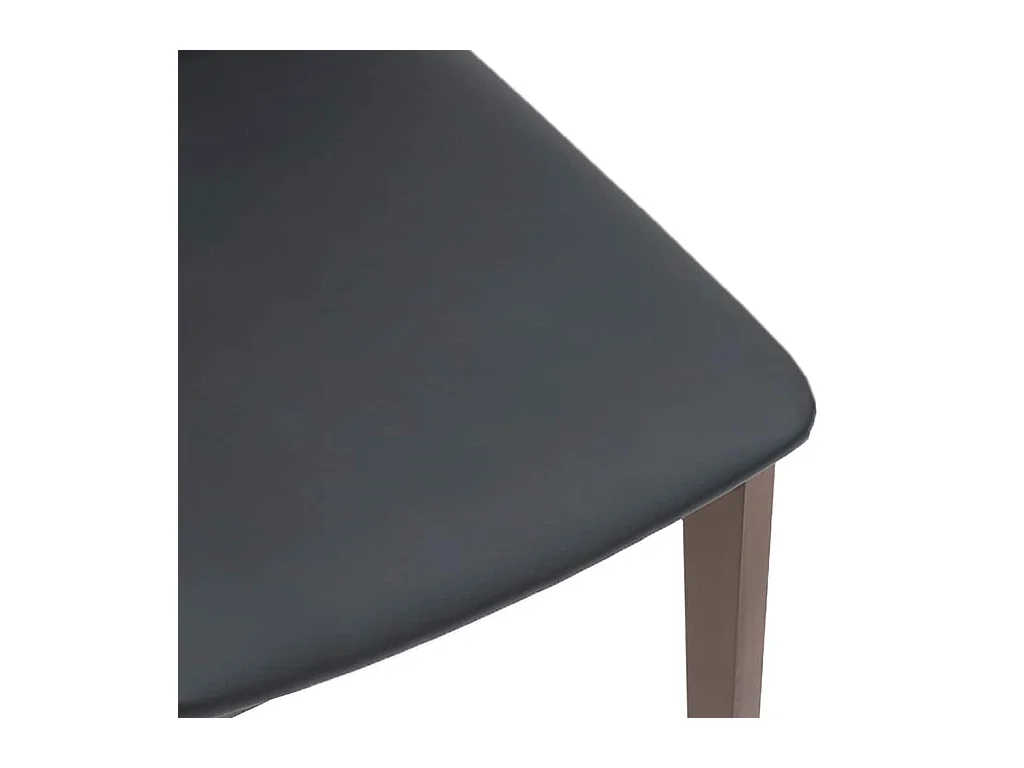 Esszimmerstühle mit Kissen 2 Stk. Braun Massivholz Gummibaum