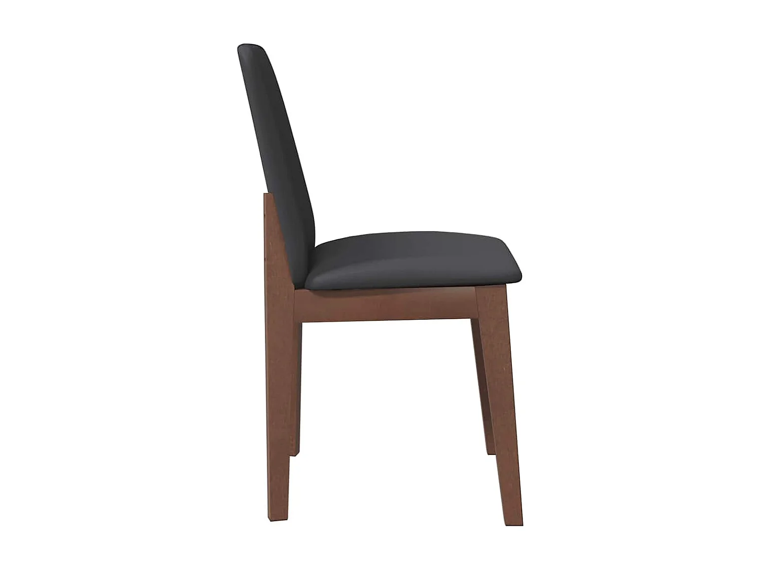 Sillas de comedor con cojines 2 uds madera maciza marrón caucho