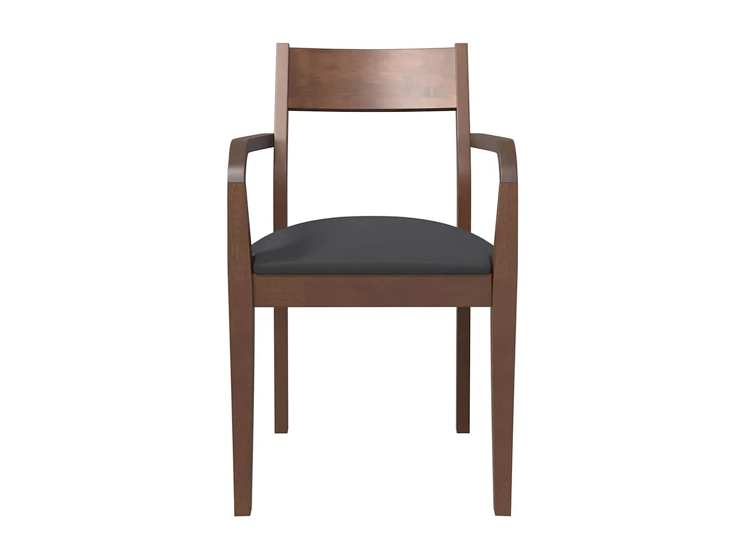 Eetkamerstoelen met kussens 2 st massief hout rubber bruin