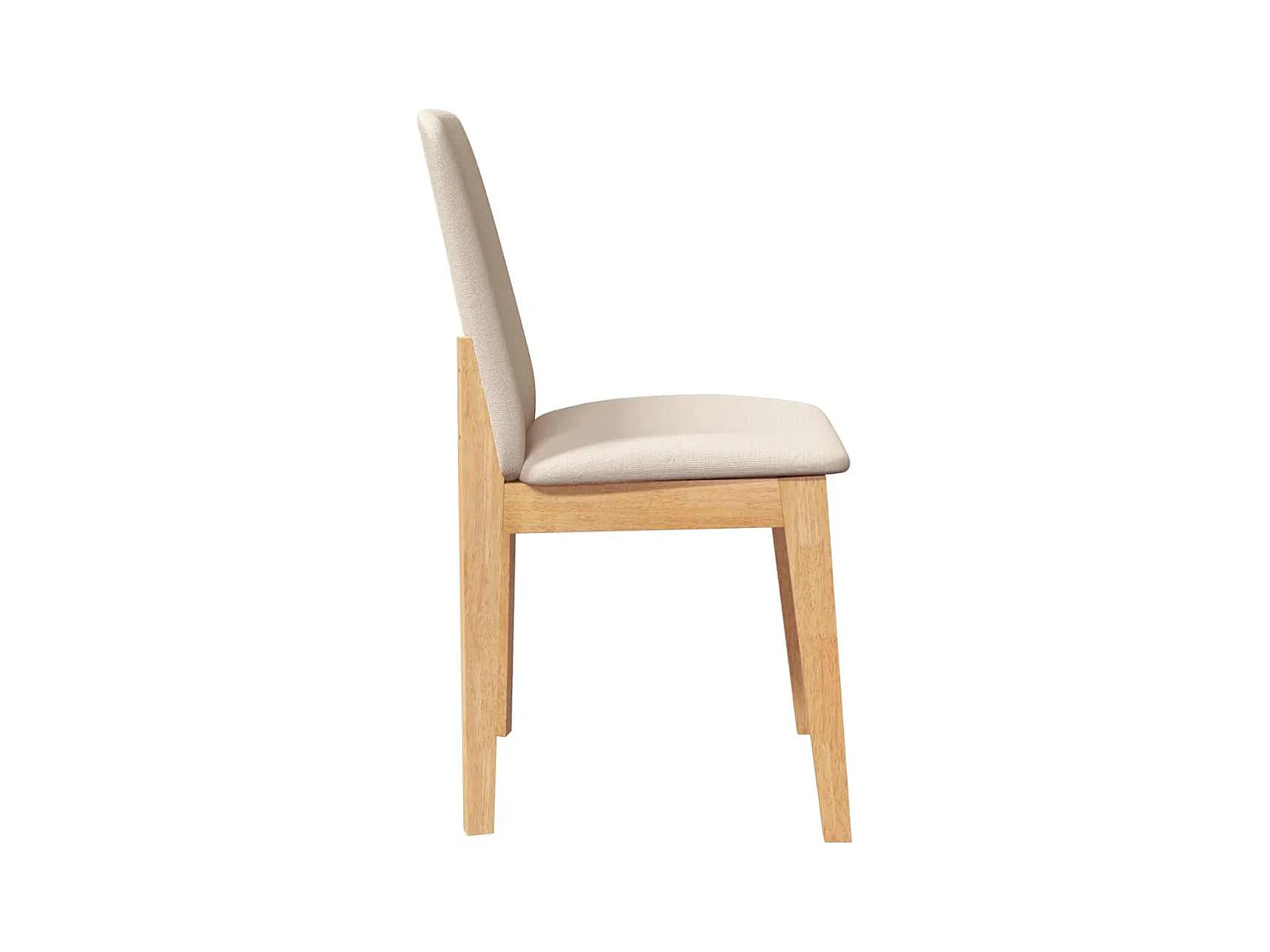 Esszimmerstühle mit Kissen 2 Stk. Massivholz Gummibaum