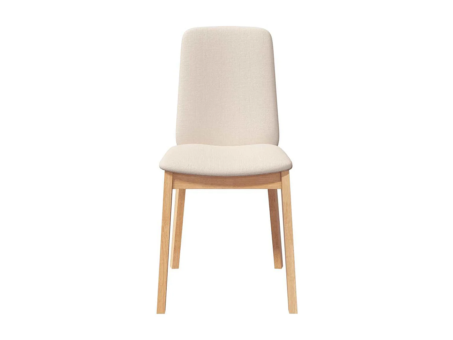 Sillas de comedor con cojines 2 uds madera maciza caucho