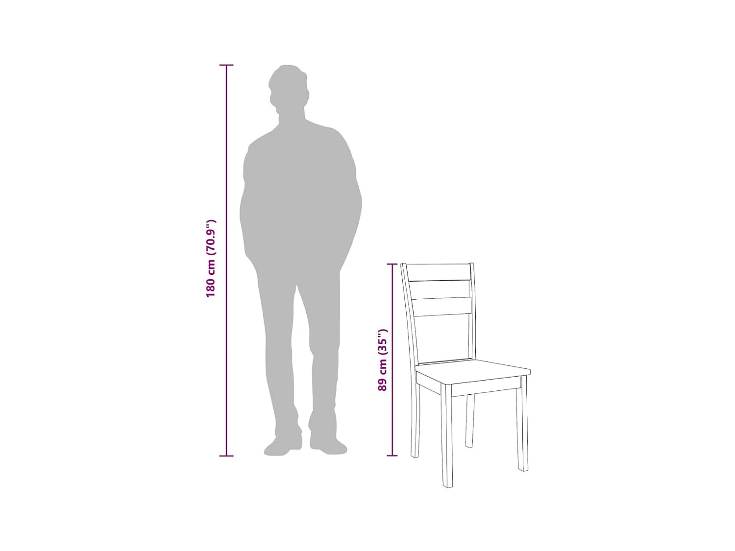 Esszimmerstühle 2 Stk. Weiß Massivholz Gummibaum