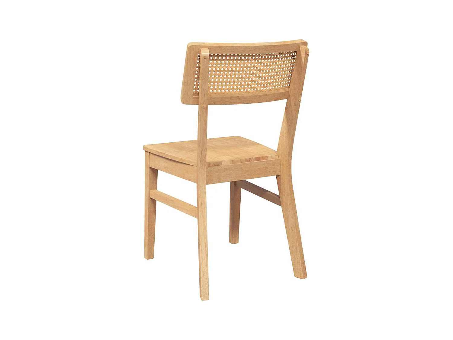 Sillas de comedor 2 unidades madera maciza de caucho