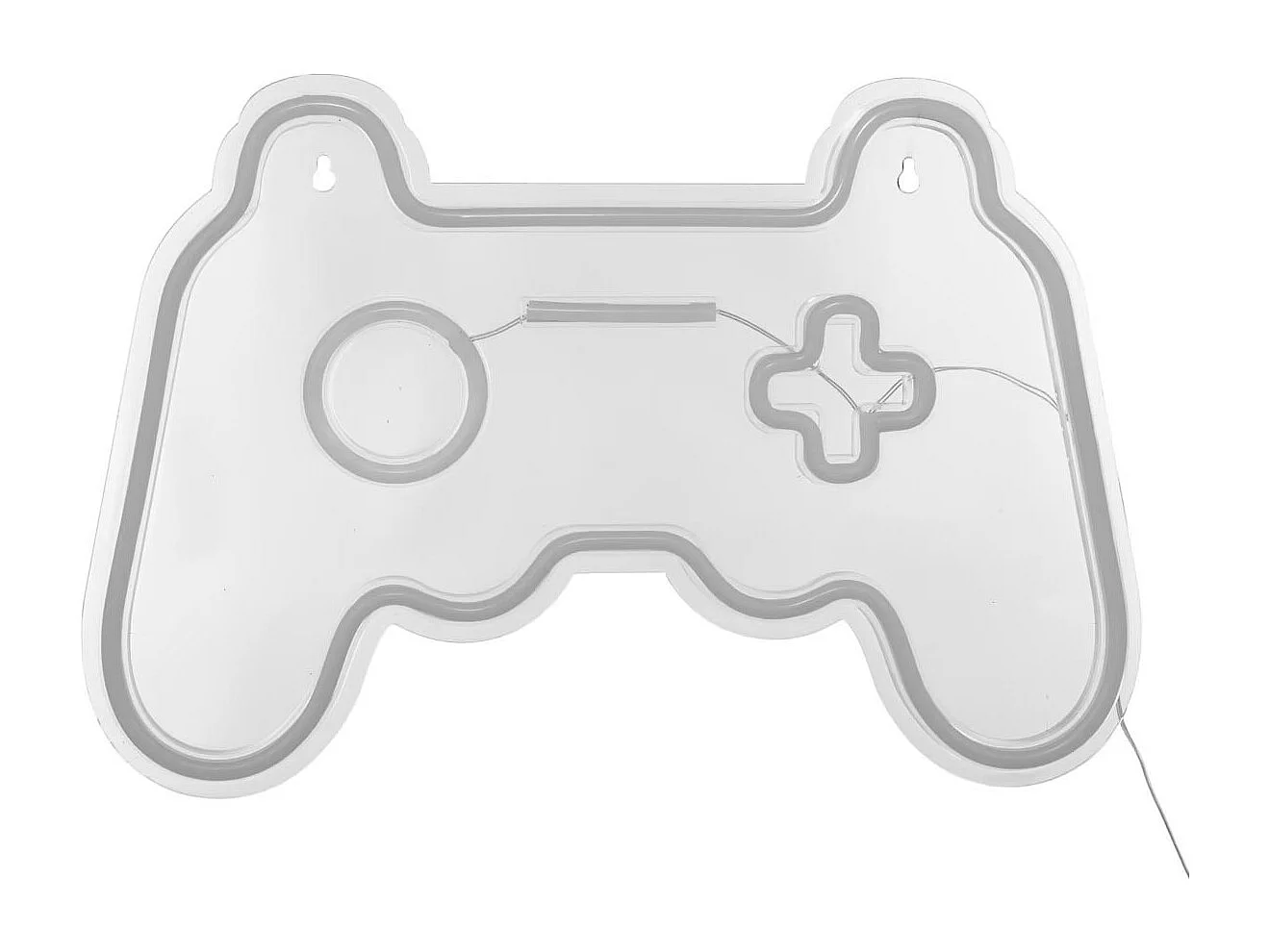 Lampe Murale Néon LED "Manette de Jeu" 41cm Bleu