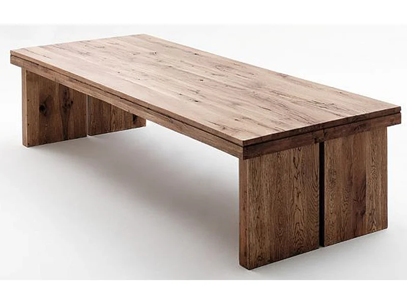 Table à manger rectangulaire en chêne bassano laqué - L.180 x H.76 x P.90 cm