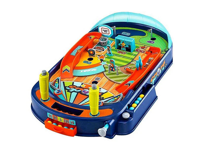 Flipper de table interactif avec retour automatique des balles