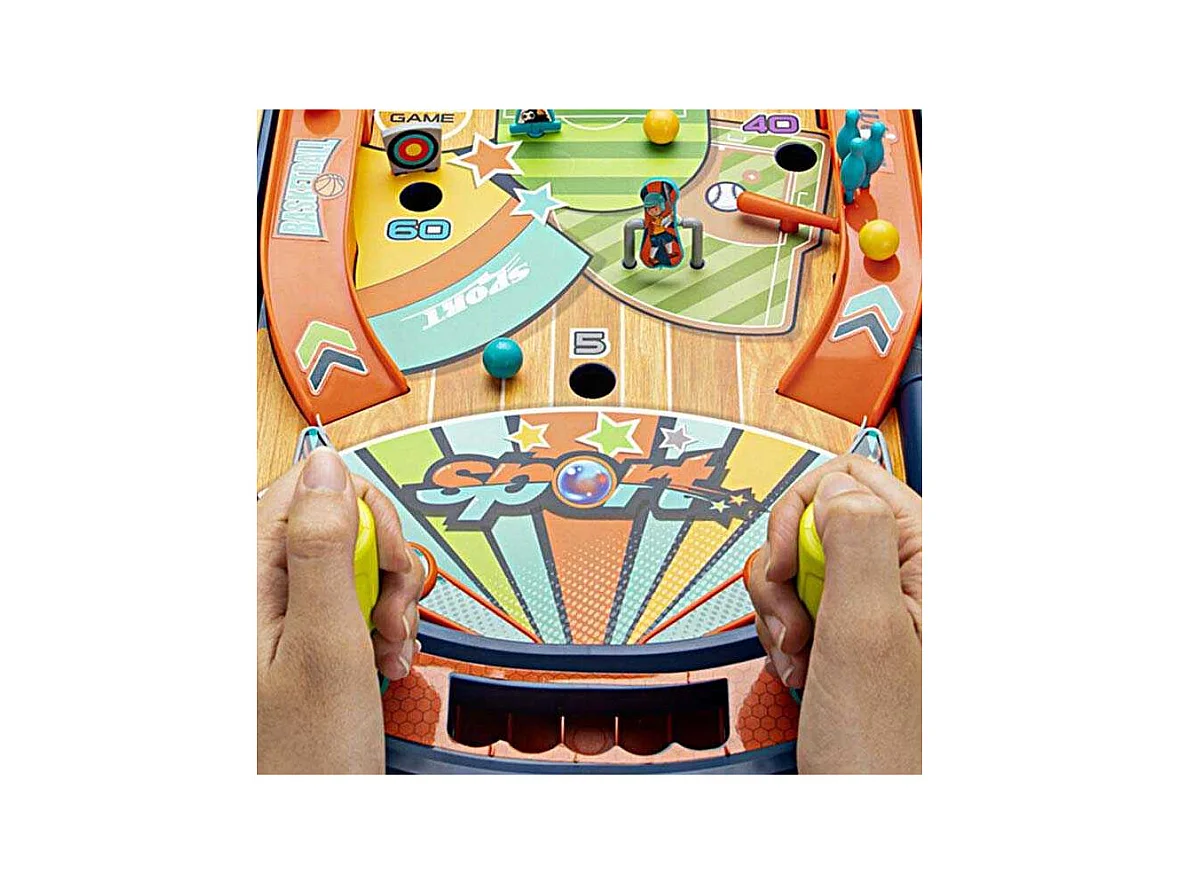 Flipper de table interactif avec retour automatique des balles