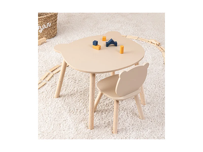 Table Enfant "Douceur" 53cm Beige