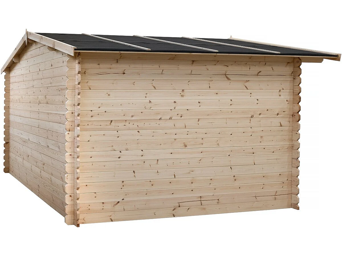 Tuinhuisje hout 14 m² "Oz" - 388 x 298 x 225 cm - 28 mm
