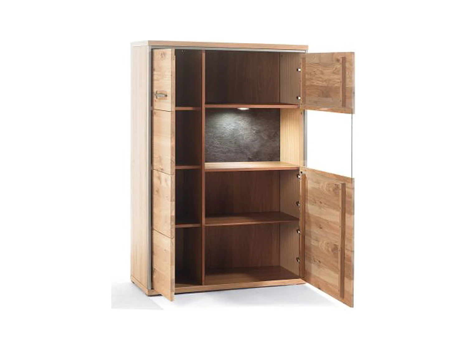 Ensemble de séjour 4 élèments, coloris chêne noueux blanchi