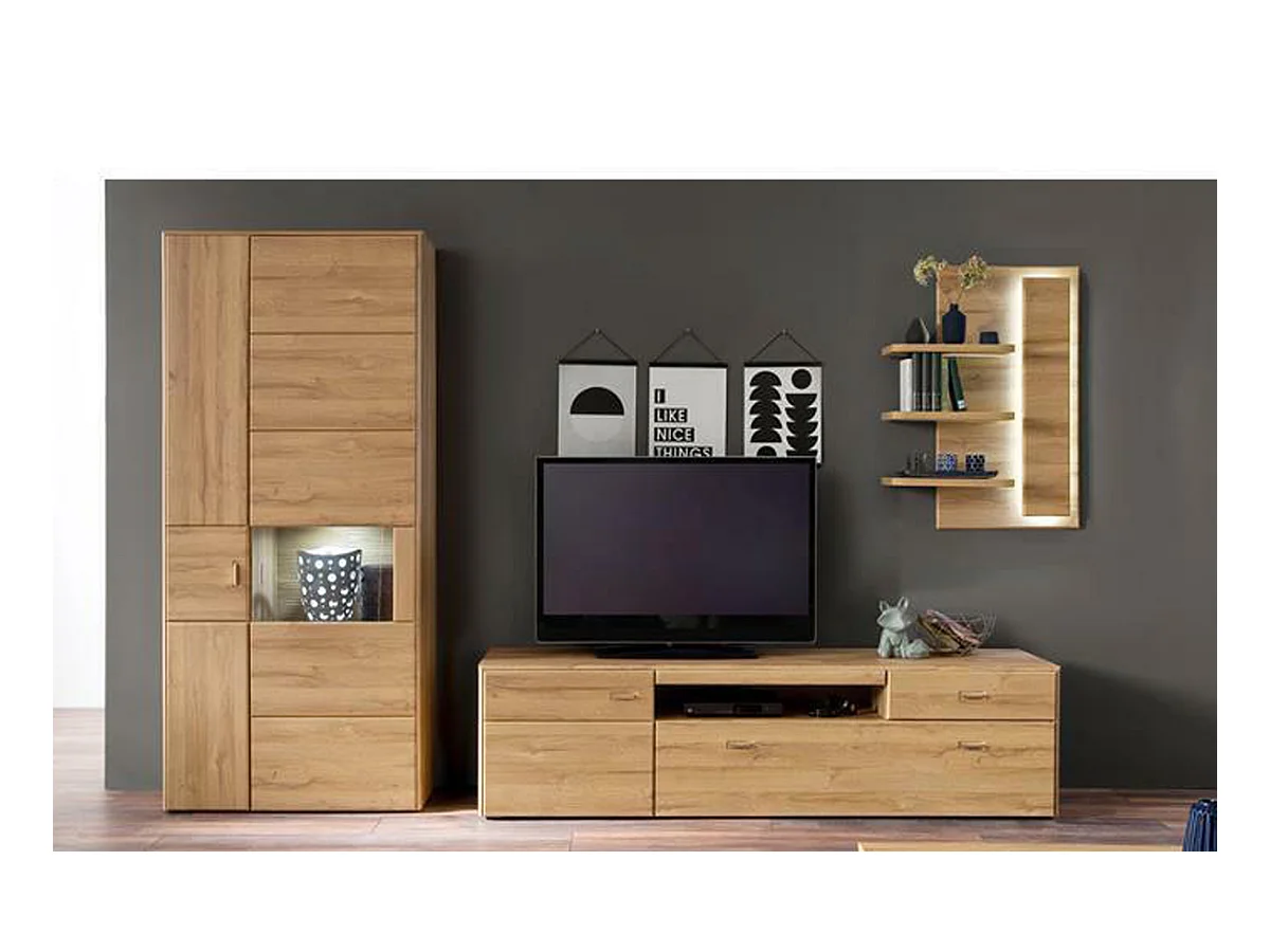 Ensemble de séjour de 3 élèments en chêne grandson