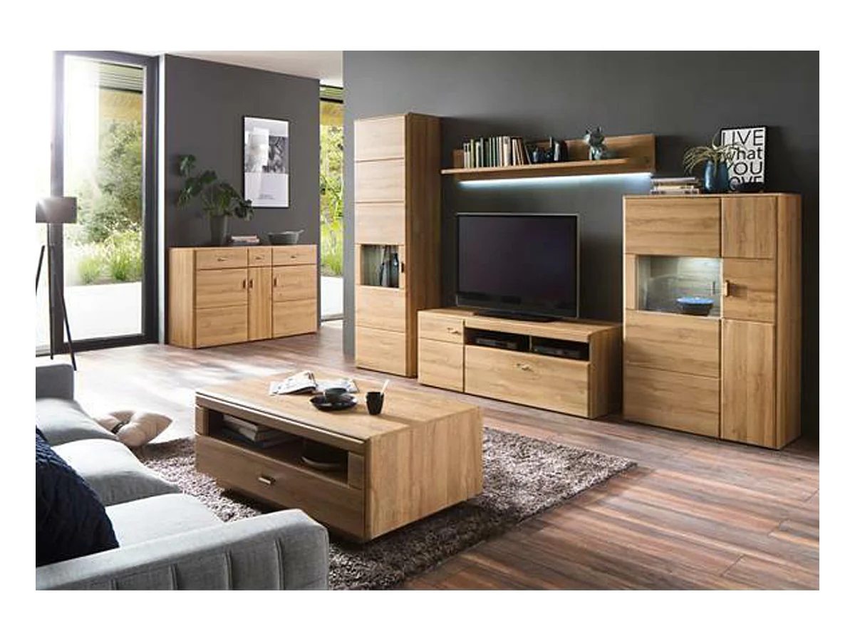 Ensemble de séjour 4 élèments en chêne grandson