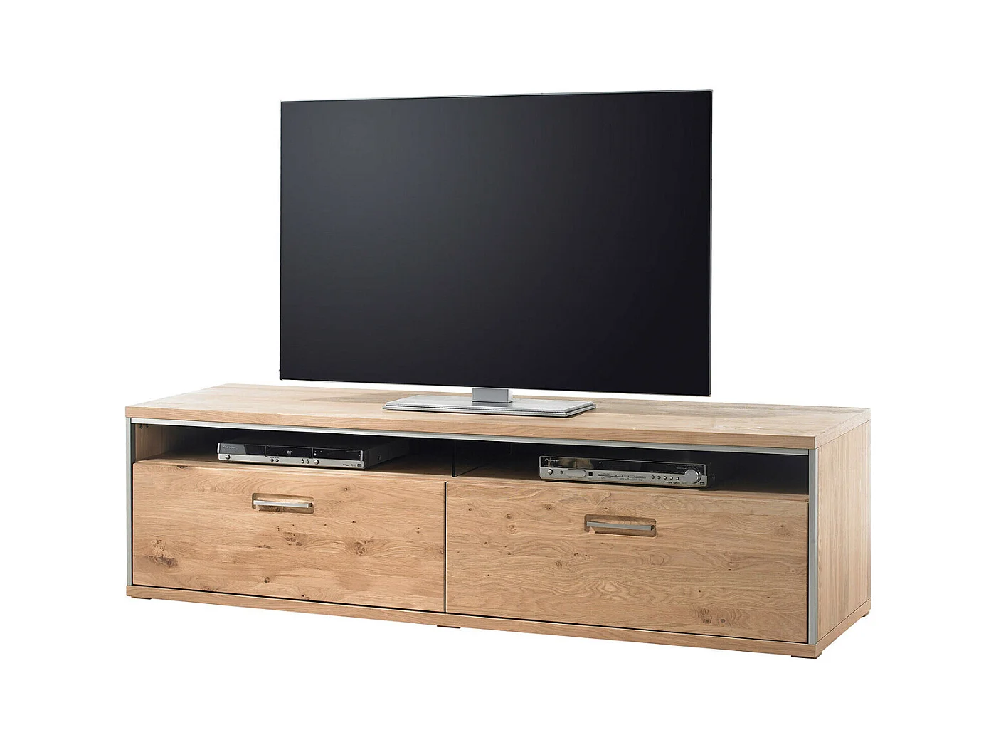 Ensemble séjour 3 élèments en chêne noueux blanchi