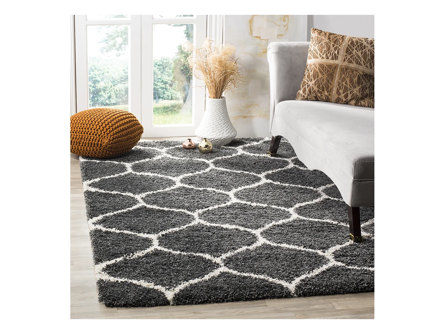 Tapis Gris/Neutre 155 X 229 cm - Zoey