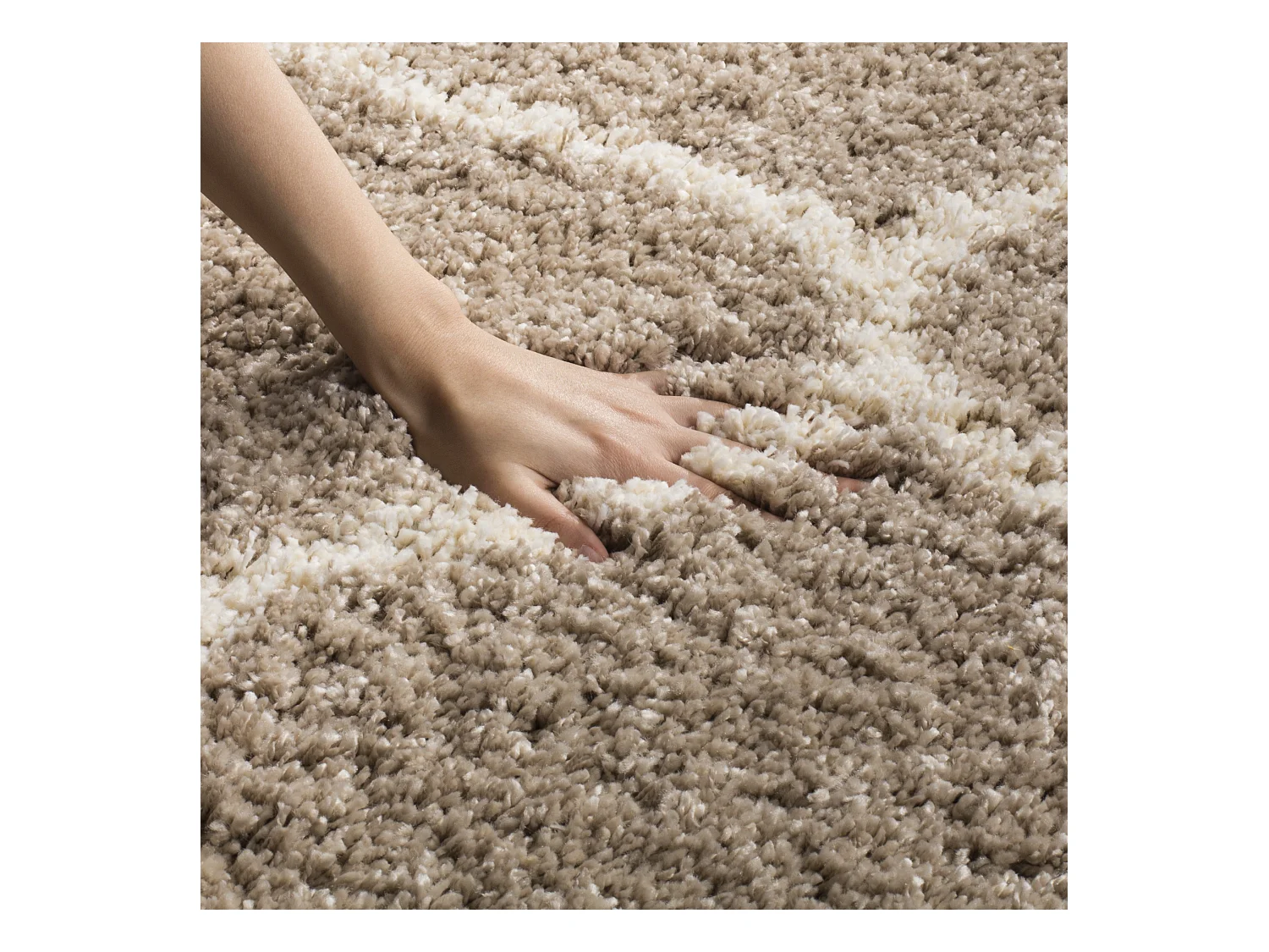 Tapis Gris/Neutre 155 X 229 cm - Zoey