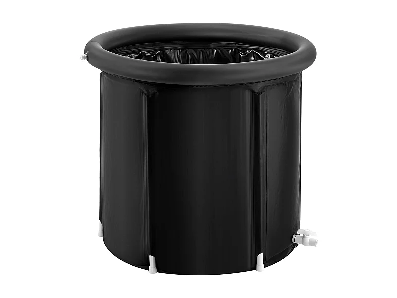 Banheira de Gelo SucceBuy, Banho Frio Portátil 85 x 75 cm 330 L, com Tampa, para Adulto, Exterior, Casa, Academia