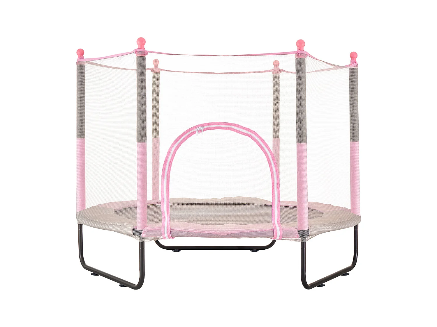 Trampoline SucceBuy Trampoline pour Enfants 152.5cm, Mini-Tout-Petit avec Filet, Intérieur/Extérieur