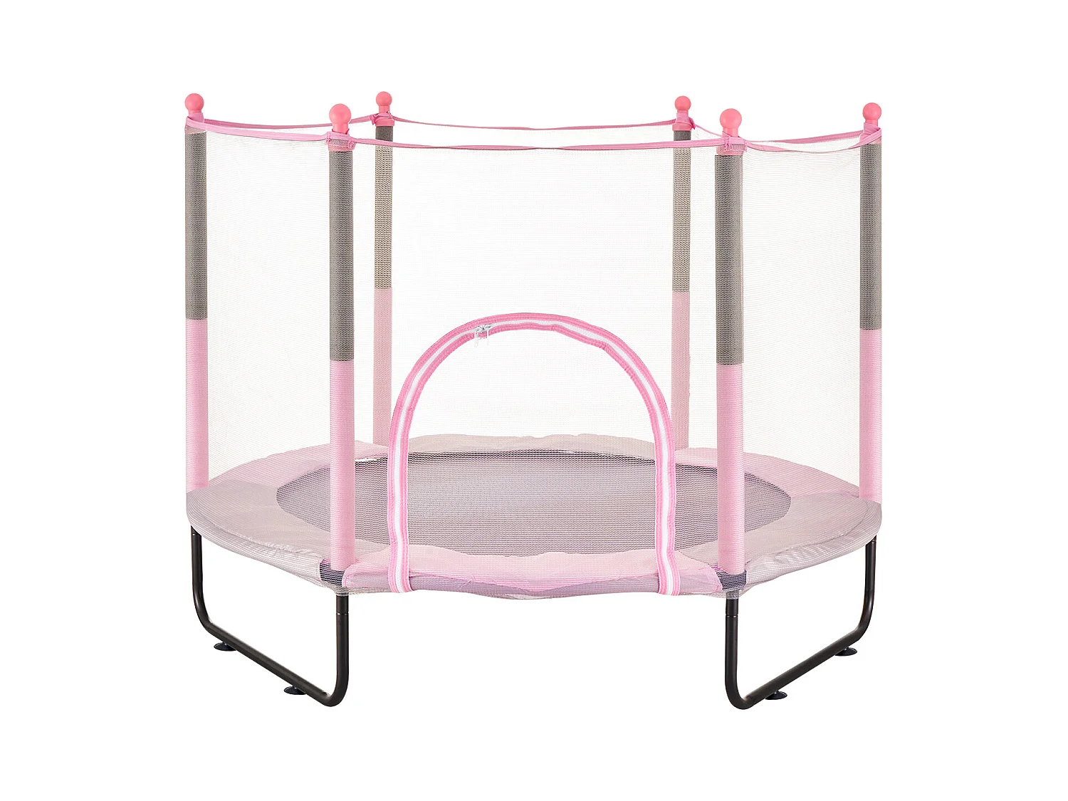 Trampoline SucceBuy Trampoline pour Enfants 152.5cm, Mini-Tout-Petit avec Filet, Intérieur/Extérieur