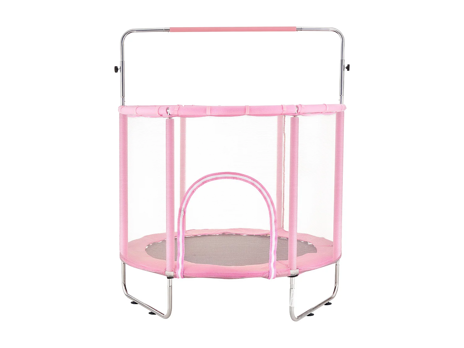 Trampolim SucceBuy Trampolim Infantil 140 cm, Mini Trampolim Infantil com Rede de Proteção, Interior e Exterior