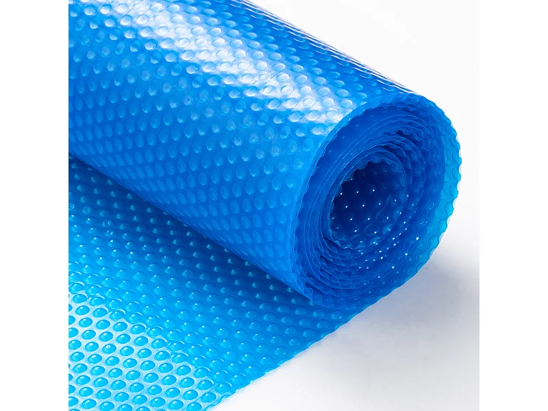 Couverture de Piscine, SucceBuy Couverture Solaire pour Piscine 732 x 366 cm, Couverture de 12 mil pour Piscines Creusées et Hors Sol