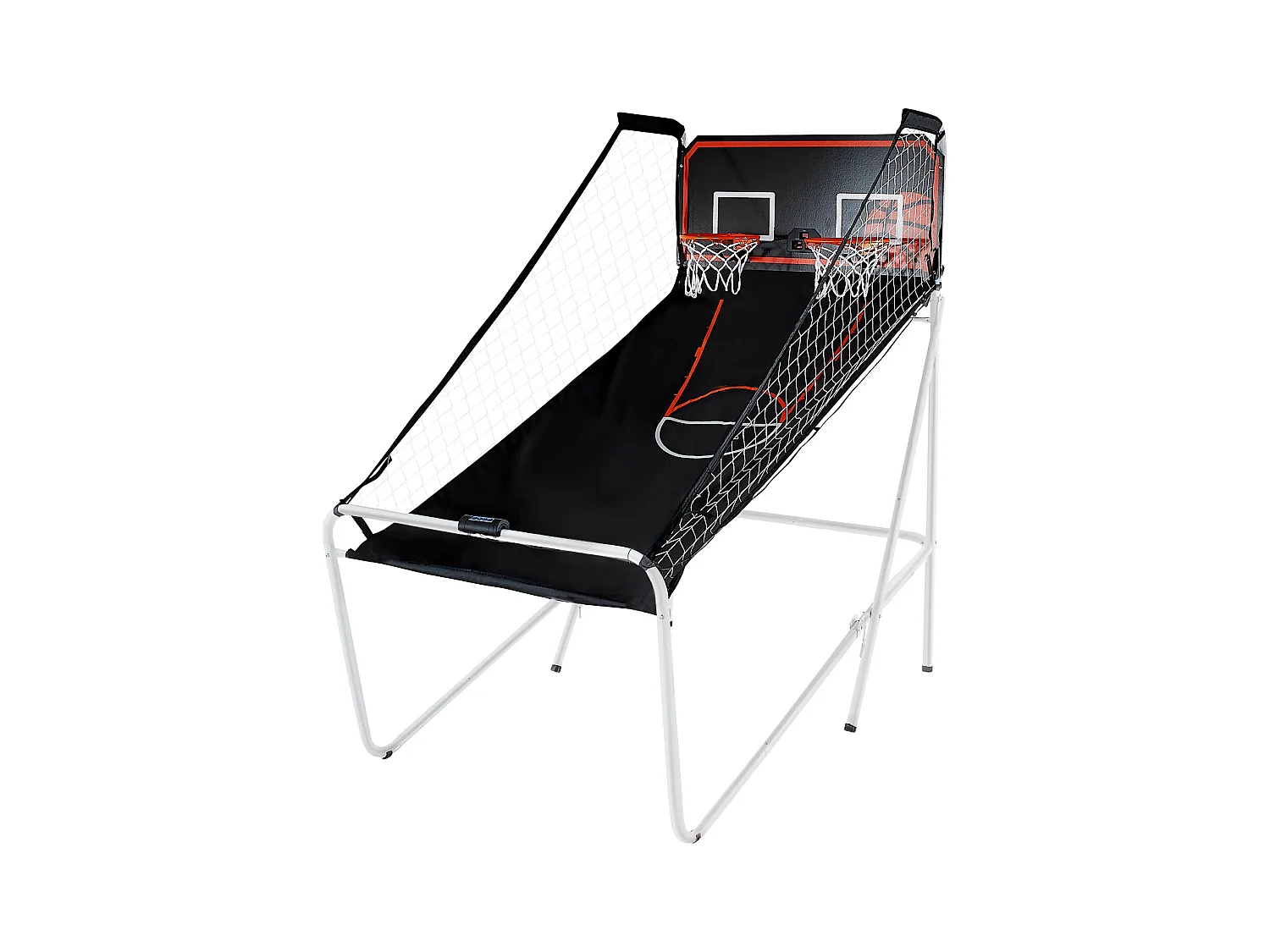 Panier de Basketball, SucceBuy Jeu d'Arcade de Basket-Ball Pliable Indoor Double Shot, 2 Joueurs, 4 Balles