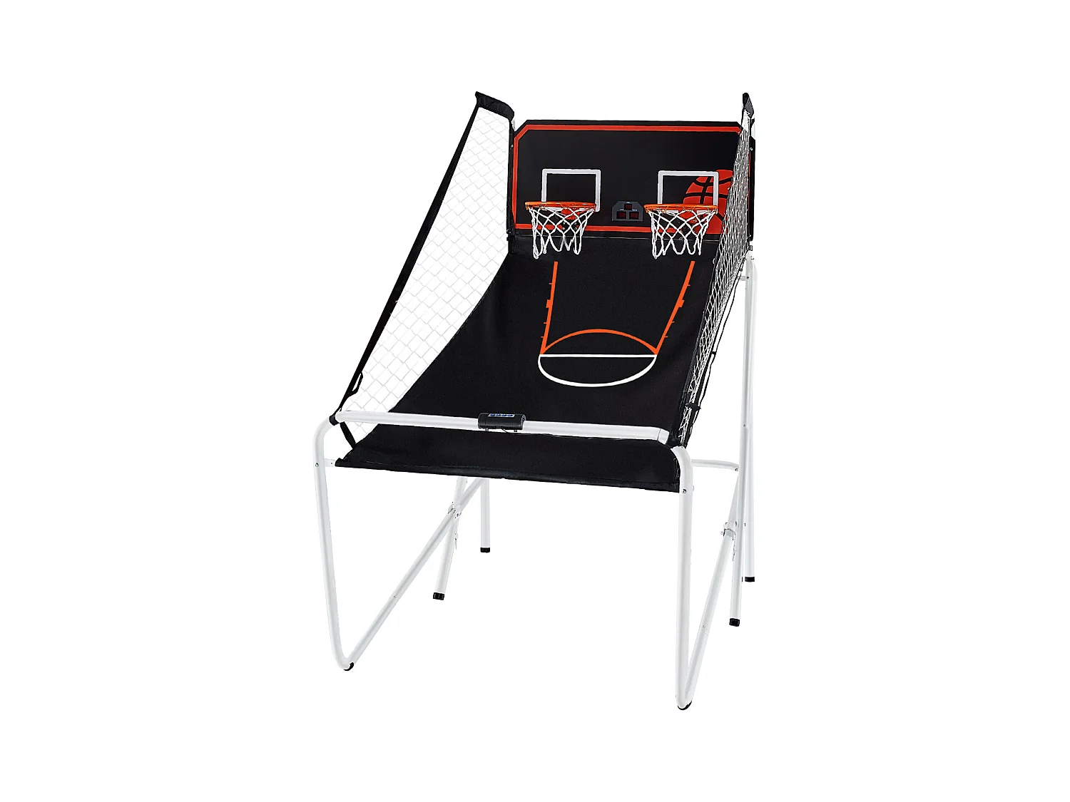 Panier de Basketball, SucceBuy Jeu d'Arcade de Basket-Ball Pliable Indoor Double Shot, 2 Joueurs, 4 Balles