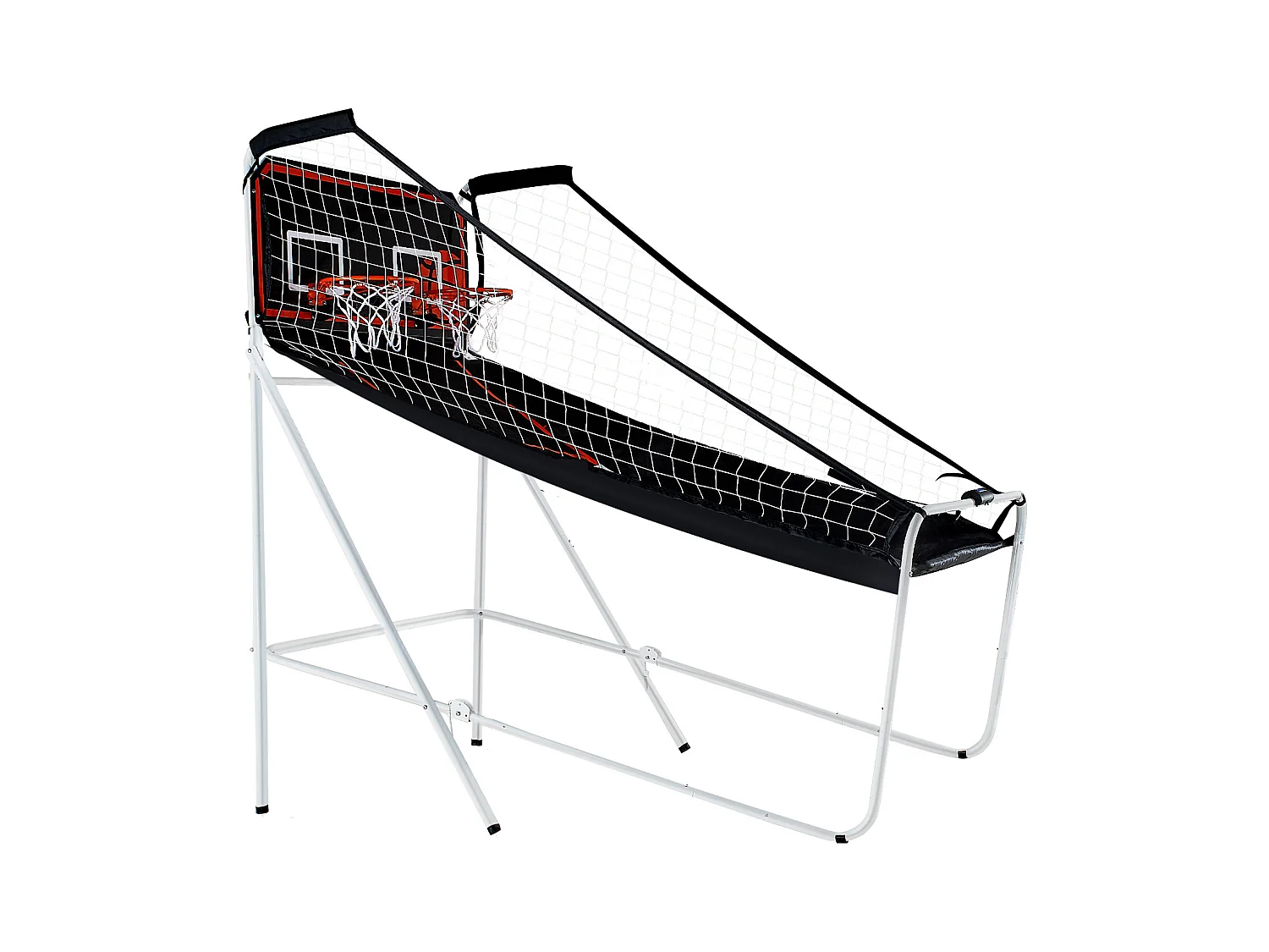 Panier de Basketball, SucceBuy Jeu d'Arcade de Basket-Ball Pliable Indoor Double Shot, 2 Joueurs, 4 Balles
