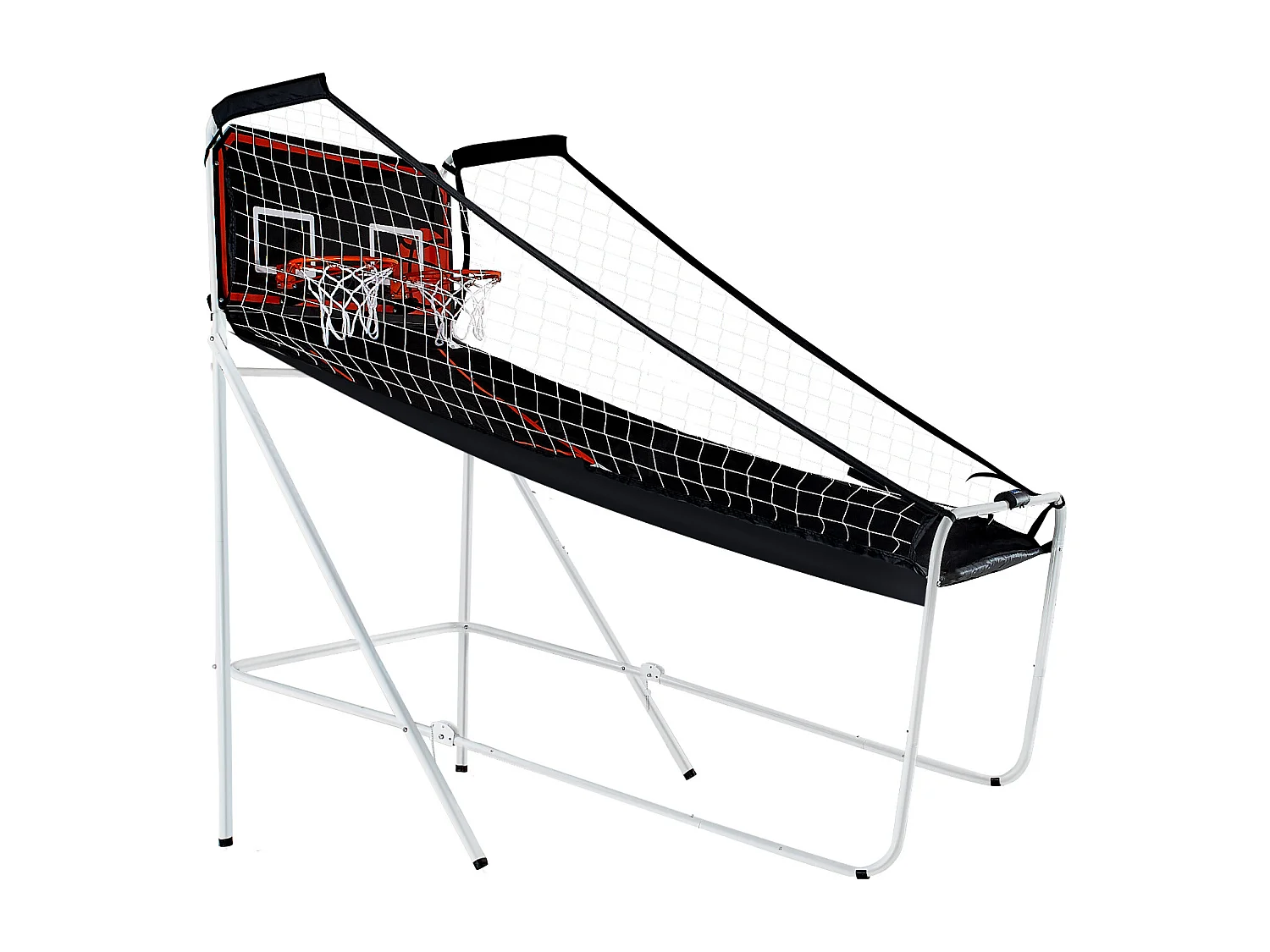 Panier de Basketball, SucceBuy Jeu d'Arcade de Basket-Ball Pliable Indoor Double Shot, 2 Joueurs, 4 Balles