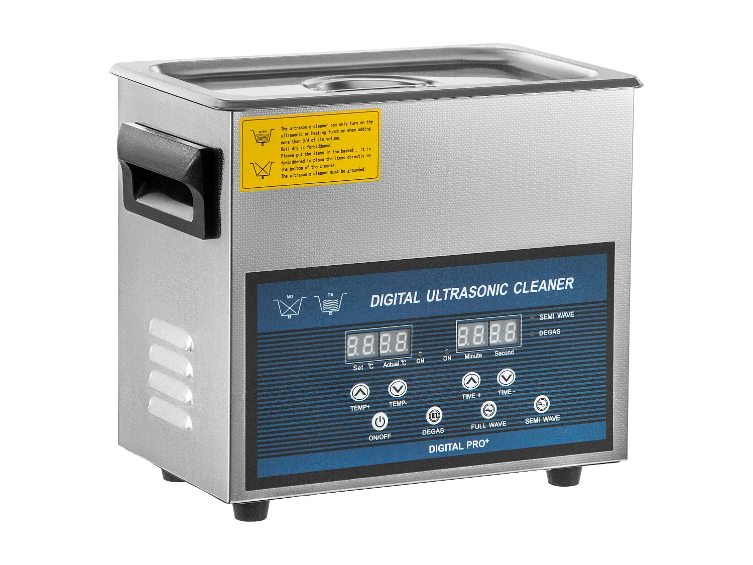 Nettoyeur SucceBuy Nettoyeur Ultrasonique 6L à Double Fréquence avec Chauffage 28/40KHz