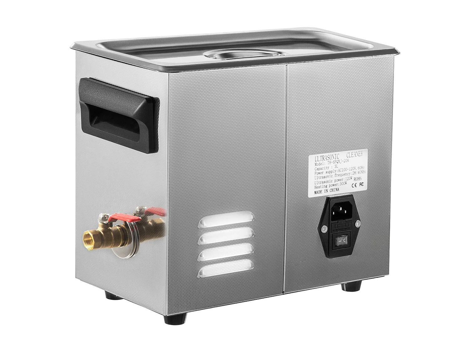 Nettoyeur SucceBuy Nettoyeur Ultrasonique 6L à Double Fréquence avec Chauffage 28/40KHz