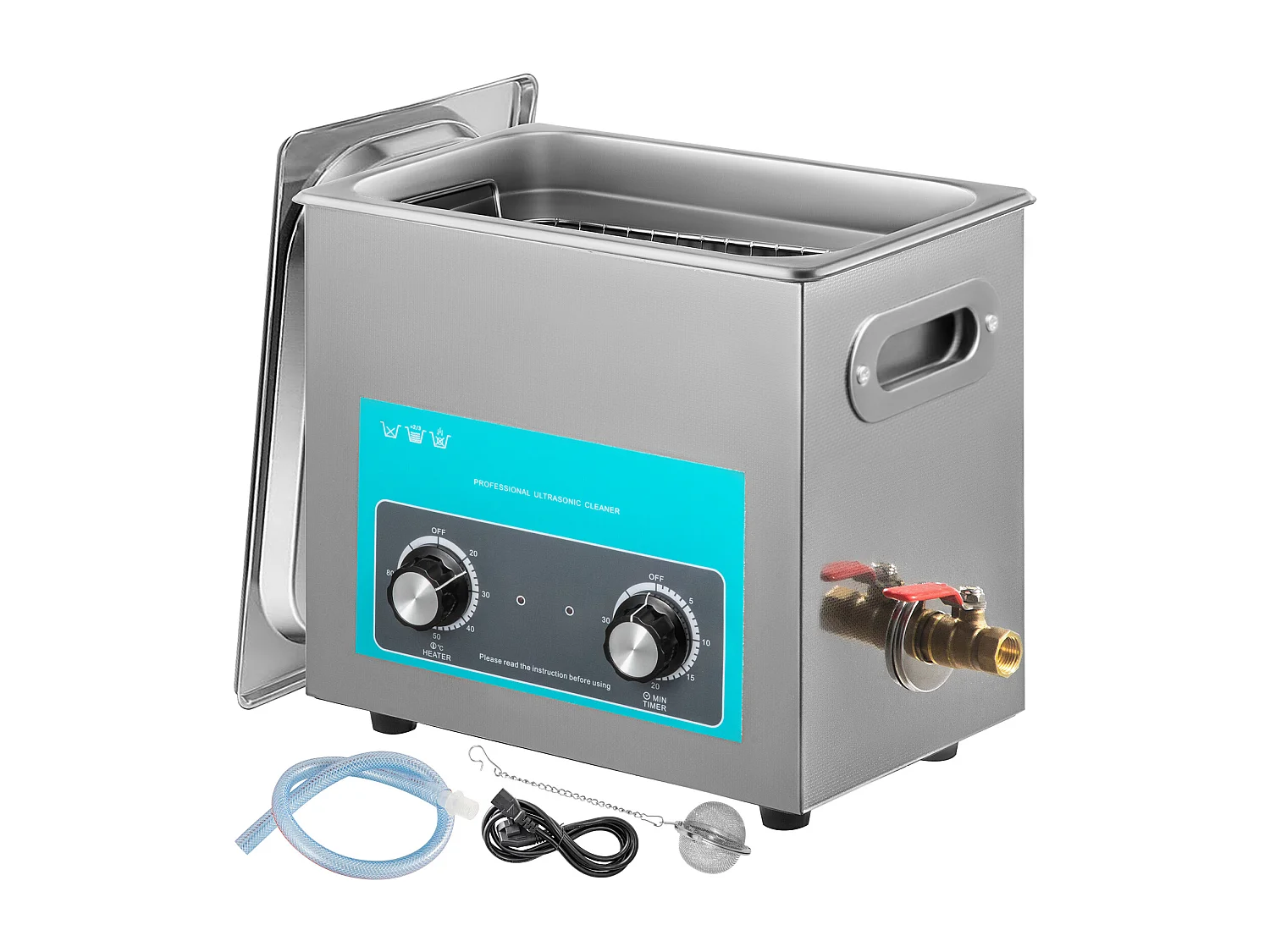 Nettoyeur SucceBuy Nettoyeur de Bijoux à Ultrasons avec Minuterie de Chauffage