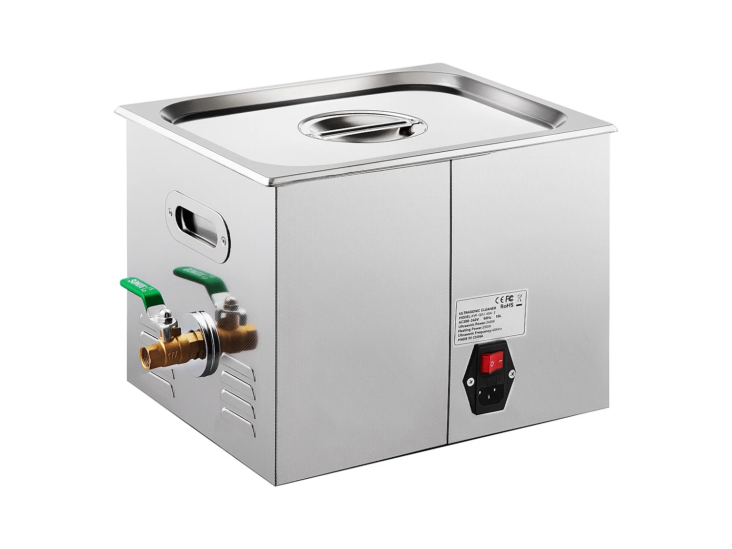 Ultrasoonreiniger SucceBuy Ultrasoonreiniger, Sieradenreinigingsmachine, Digitale Timer en Verwarming, 220V