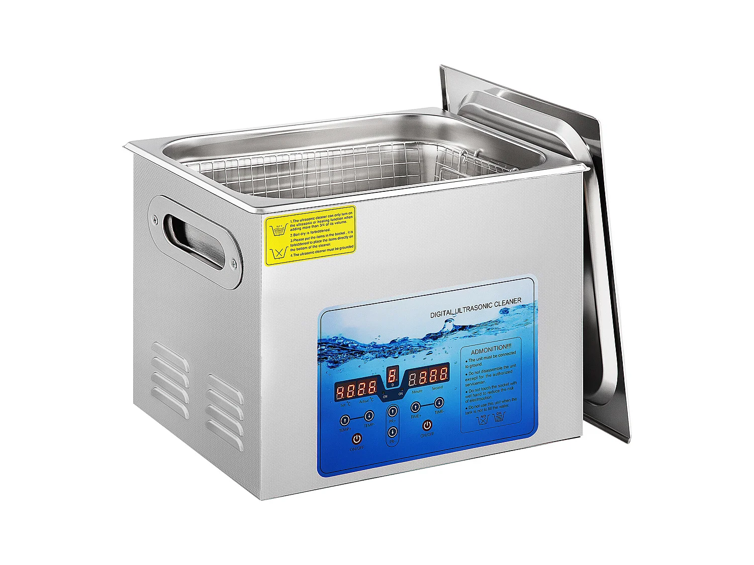 Ultrasoonreiniger SucceBuy Ultrasoonreiniger, Sieradenreinigingsmachine, Digitale Timer en Verwarming, 220V