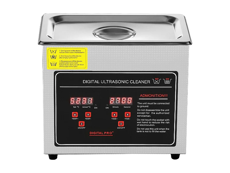 Ultrasoonreiniger SucceBuy Cleaner 3L Ultrasoonreiniger met Timer en Verwarming, Digitale Sonische Reiniger