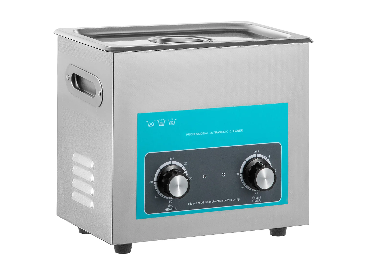 Nettoyeur SucceBuy Nettoyeur à Ultrasons 6 L avec Minuterie de Chauffage pour Bijoux et Lunettes